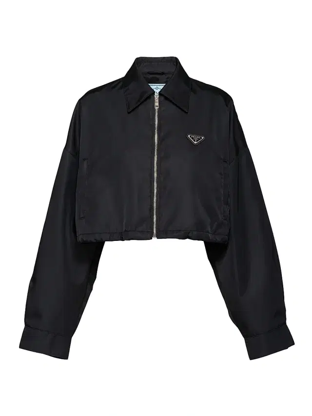 Women's Re-Nylon Blouson Jacket - Black