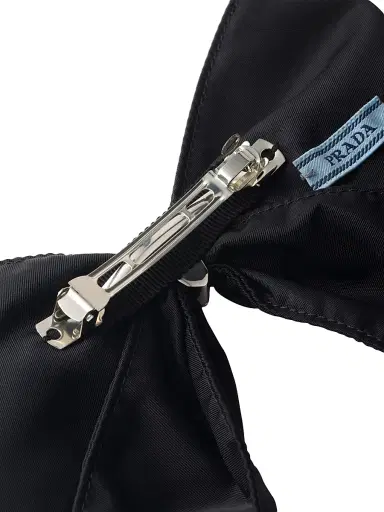 Prada Women's Re-Nylon Hair Clip - Black | Thumbnail 2 Prada Women's Re-Nylon Hair Clip - Black | Thumbnail 2
