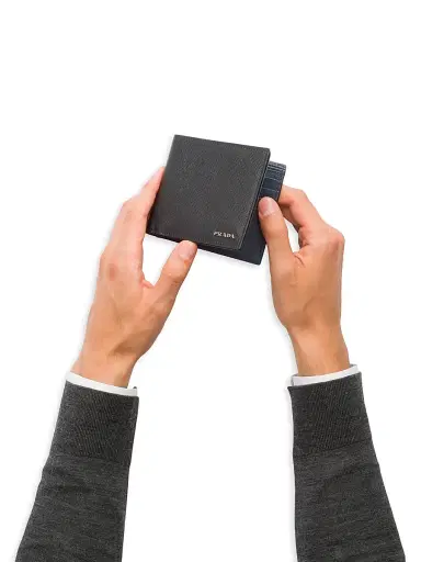 Prada Men's Saffiano Leather Wallet | Thumbnail 6