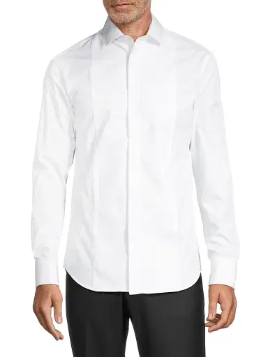 Giorgio Armani Men's Button-Down Shirt - White - Size 17.5 | Thumbnail 3 Giorgio Armani Men's Button-Down Shirt - White - Size 17.5 | Thumbnail 3