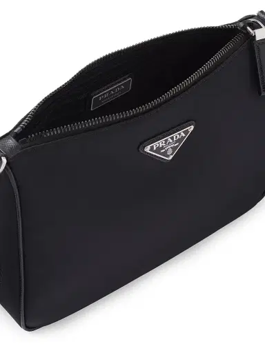 Prada Men's Re-Nylon and Saffiano Leather Shoulder Bag | Thumbnail 5 Prada Men's Re-Nylon and Saffiano Leather Shoulder Bag | Thumbnail 5