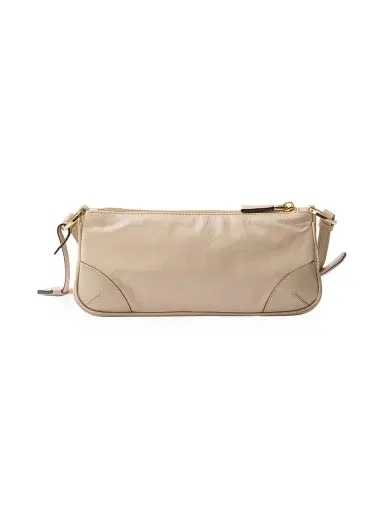 Prada Women's Re-Edition 2002 Leather Shoulder Bag - Beige Khaki | Thumbnail 3 Prada Women's Re-Edition 2002 Leather Shoulder Bag - Beige Khaki | Thumbnail 3