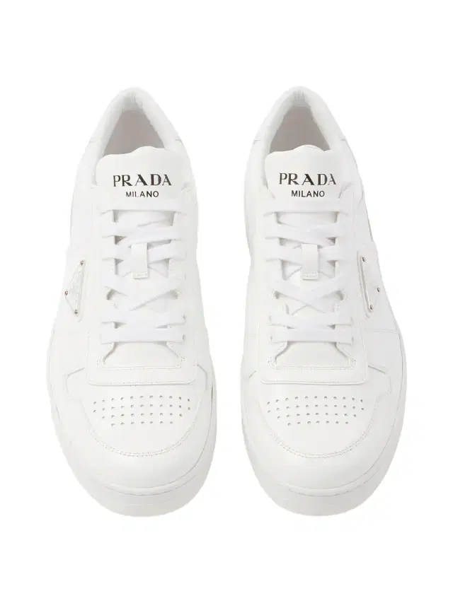 Men's Downtown Patent Leather Sneakers - White