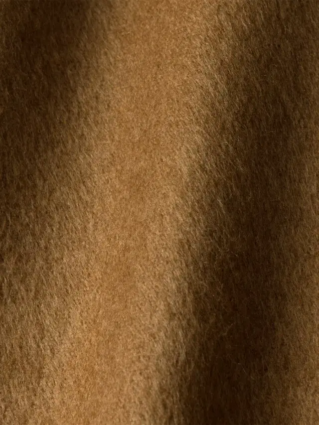 Men's Silk and Cashmere Scarf - Brown