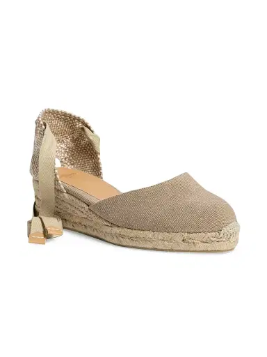 Castañer Women's Carina 3 Espadrille Wedge Sandals - Sand - Size 7.5 | Thumbnail 2