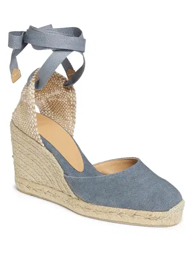 Castañer Women's Carina Cotton Canvas Espadrilles - Citadel Denim Blue - Size 7.5 | Thumbnail 2