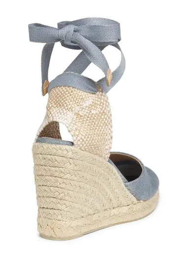 Castañer Women's Carina Cotton Canvas Espadrilles - Citadel Denim Blue - Size 7.5 | Thumbnail 3