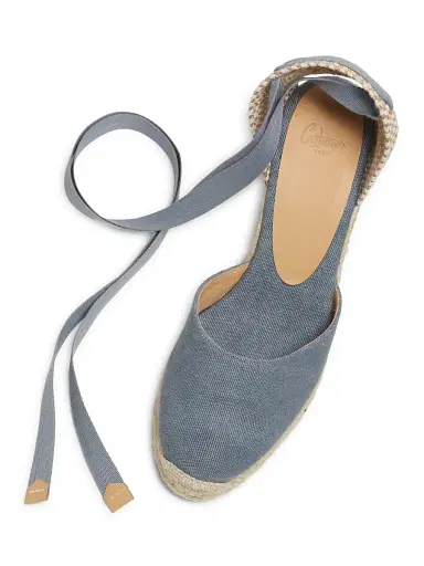 Castañer Women's Carina Cotton Canvas Espadrilles - Citadel Denim Blue - Size 7.5 | Thumbnail 4