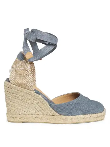 Castañer Women's Carina Cotton Canvas Espadrilles - Citadel Denim Blue - Size 7.5 | Thumbnail 1