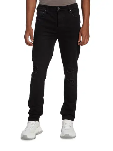 Ksubi Men's Chitch Distressed Skinny Jeans - Black - Size 40 | Thumbnail 3 Ksubi Men's Chitch Distressed Skinny Jeans - Black - Size 40 | Thumbnail 3