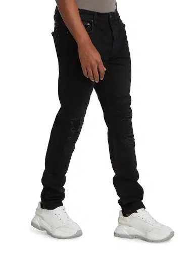 Ksubi Men's Chitch Distressed Skinny Jeans - Black - Size 40 | Thumbnail 4 Ksubi Men's Chitch Distressed Skinny Jeans - Black - Size 40 | Thumbnail 4