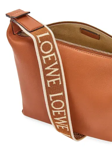 Loewe Men's Small Cubi Leather Crossbody Bag - Tan | Thumbnail 4 Loewe Men's Small Cubi Leather Crossbody Bag - Tan | Thumbnail 4