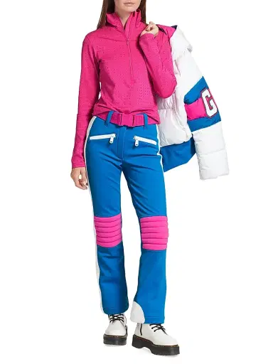 Goldbergh Women's Spark Stretch Interlock Ski Pullover Top - Passion Pink - Size XL | Thumbnail 2