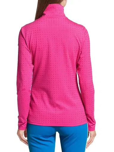 Goldbergh Women's Spark Stretch Interlock Ski Pullover Top - Passion Pink - Size XL | Thumbnail 5