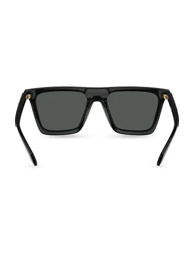Versace Men's 53MM Square Sunglasses - Black Dark Grey | Thumbnail 4 Versace Men's 53MM Square Sunglasses - Black Dark Grey | Thumbnail 4