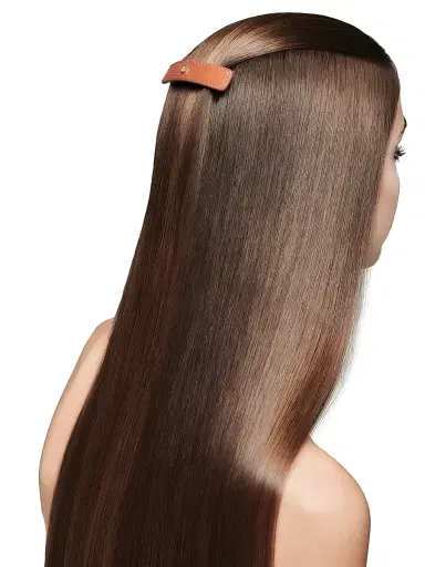 Balmain Hair Women's Riviera Leather Barrette - Cognac | Thumbnail 2 Balmain Hair Women's Riviera Leather Barrette - Cognac | Thumbnail 2