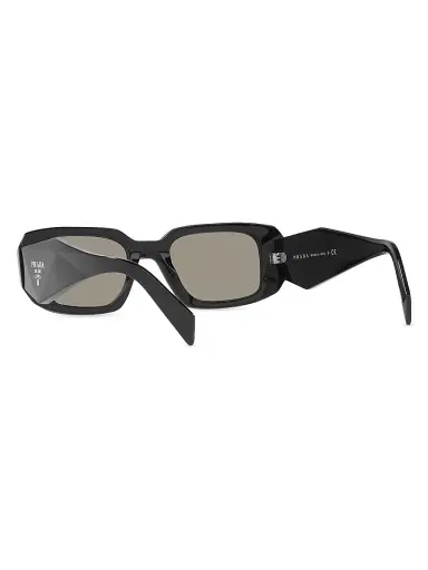 Prada Men's 49MM Square Sunglasses - Grey Mirror | Thumbnail 4 Prada Men's 49MM Square Sunglasses - Grey Mirror | Thumbnail 4