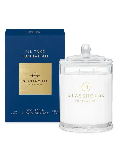 Glasshouse Fragrances I'll Take Manhattan Candle 8.5 oz. & Above | Thumbnail 1