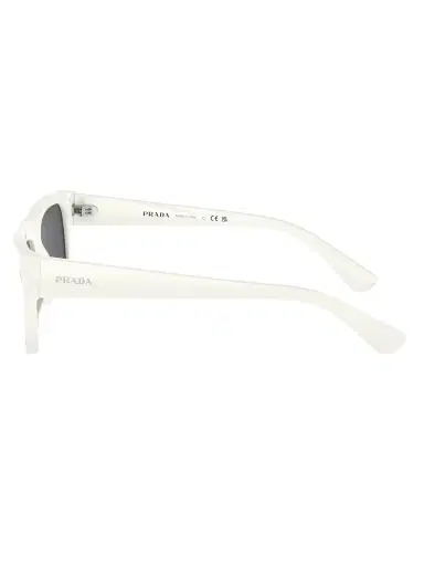Prada Men's 59MM Rectangular Sunglasses - White Smoke | Thumbnail 3 Prada Men's 59MM Rectangular Sunglasses - White Smoke | Thumbnail 3