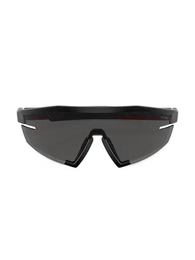 Prada Linea Rossa Men's Prada 0Ps 03Zs 144MM Sunglasses - Matte Black Smoke | Thumbnail 5