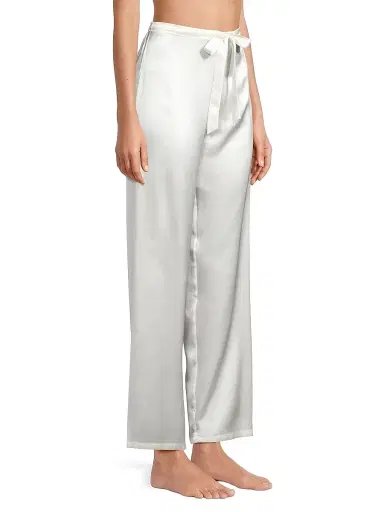 Ginia Women's Fine Finishes Silk 2-Piece Pajama Set | Thumbnail 4