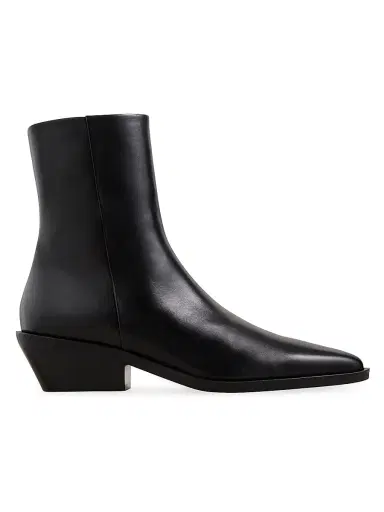 A Emery Women's Hudson 50MM Leather Boots - Black - Size 12 | Thumbnail 1