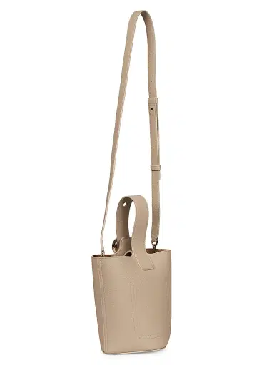 Loewe Women's Mini Pebble Leather Bucket Bag - Sand | Thumbnail 4 Loewe Women's Mini Pebble Leather Bucket Bag - Sand | Thumbnail 4