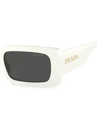 Prada Men's Sport 52MM Acetate Rectangular Sunglasses - Bone Dark Grey | Thumbnail 3
