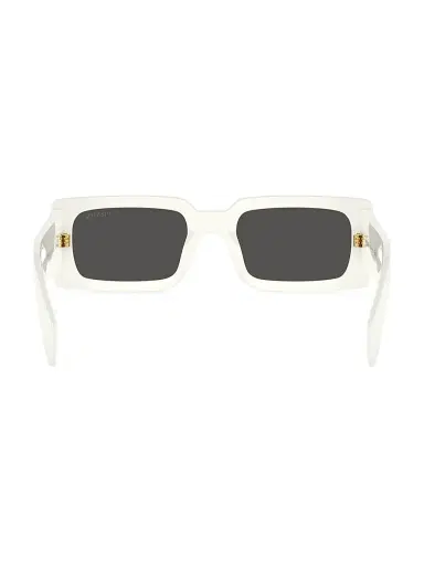 Prada Men's Sport 52MM Acetate Rectangular Sunglasses - Bone Dark Grey | Thumbnail 5