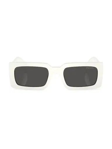Prada Men's Sport 52MM Acetate Rectangular Sunglasses - Bone Dark Grey | Thumbnail 1