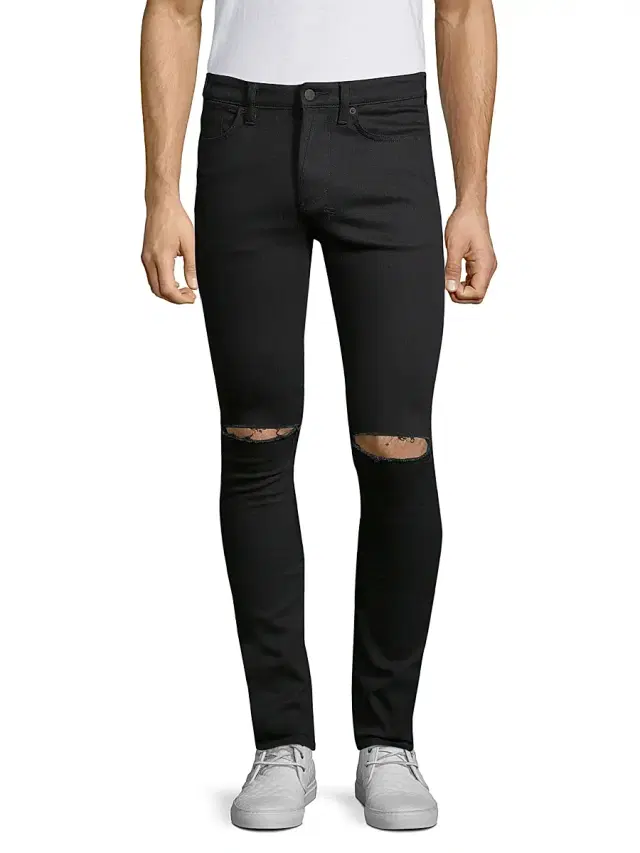 Men's Van Winkle Slice Skinny-fit Jeans - Black