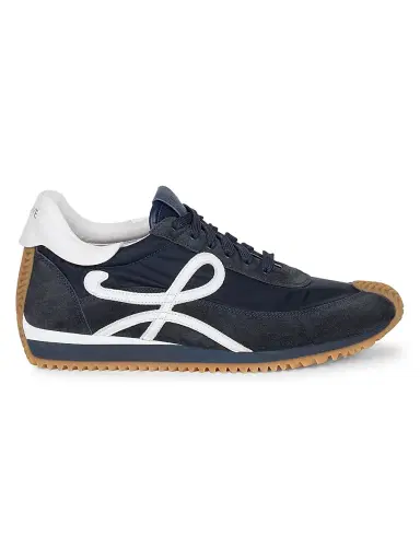 Loewe Men's Flow Runner Monogram Logo Sneakers - Dark Navy - Size 14 | Thumbnail 1