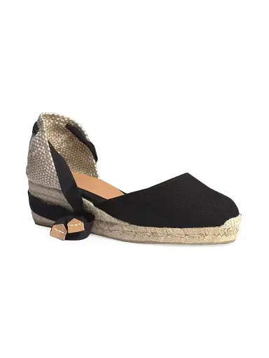 Castañer Women's Carina 3 Espadrille Wedge Sandals - Black - Size 10 | Thumbnail 2 Castañer Women's Carina 3 Espadrille Wedge Sandals - Black - Size 10 | Thumbnail 2