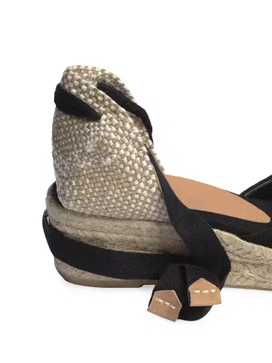 Castañer Women's Carina 3 Espadrille Wedge Sandals - Black - Size 10 | Thumbnail 4 Castañer Women's Carina 3 Espadrille Wedge Sandals - Black - Size 10 | Thumbnail 4