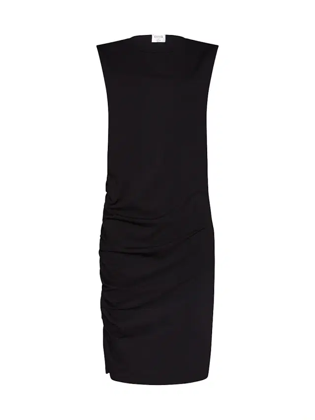 Women's Pure Sleeveless Minidress - Black