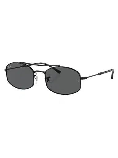 Ray-Ban Men's RB3719 54MM Oval Sunglasses - Black Dark Grey | Thumbnail 1 Ray-Ban Men's RB3719 54MM Oval Sunglasses - Black Dark Grey | Thumbnail 1
