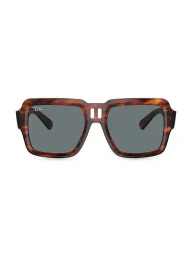 Ray-Ban Men's RB4408 54MM Square Sunglasses - Striped Havana | Thumbnail 2 Ray-Ban Men's RB4408 54MM Square Sunglasses - Striped Havana | Thumbnail 2