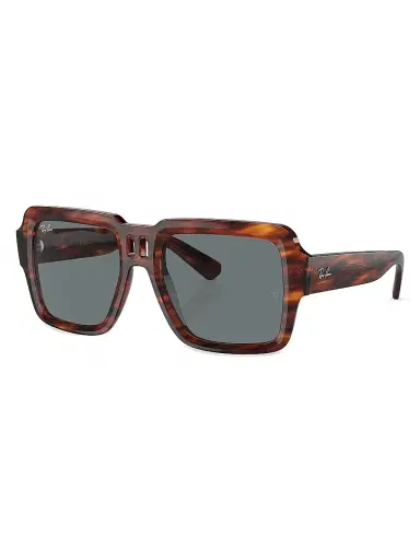 Ray-Ban Men's RB4408 54MM Square Sunglasses - Striped Havana | Thumbnail 1 Ray-Ban Men's RB4408 54MM Square Sunglasses - Striped Havana | Thumbnail 1