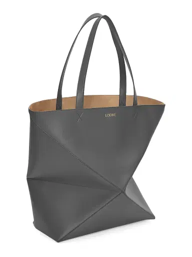 Loewe Men's Large Puzzle Fold Leather Tote Bag | Thumbnail 2