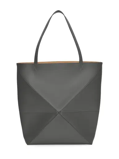 Loewe Men's Large Puzzle Fold Leather Tote Bag | Thumbnail 3