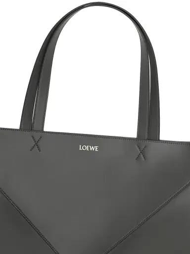 Loewe Men's Large Puzzle Fold Leather Tote Bag | Thumbnail 8