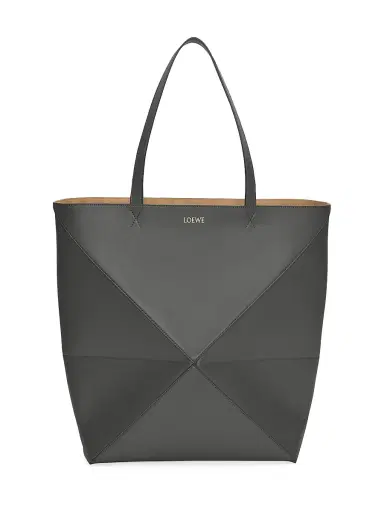 Loewe Men's Large Puzzle Fold Leather Tote Bag | Thumbnail 1
