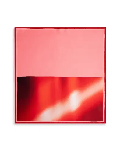 Dries Van Noten Women's Raving Rose Silk Foulard Scarf | Thumbnail 1 Dries Van Noten Women's Raving Rose Silk Foulard Scarf | Thumbnail 1