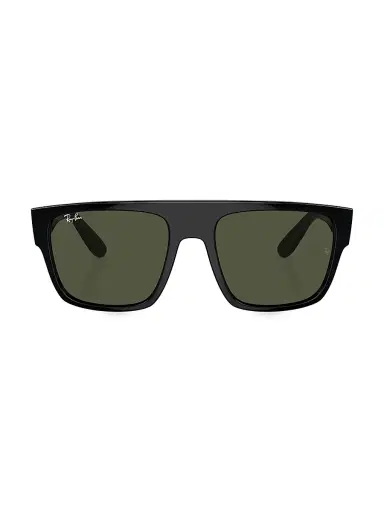 Ray-Ban Men's RB0360 57MM Drifter Square Sunglasses - Black Dark Green | Thumbnail 2