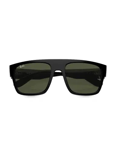 Ray-Ban Men's RB0360 57MM Drifter Square Sunglasses - Black Dark Green | Thumbnail 5