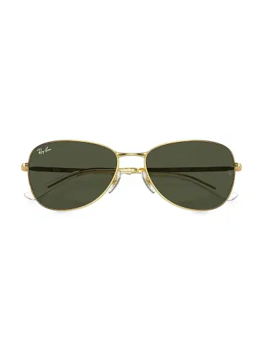 Ray-Ban Men's RB3733 56MM Aviator Sunglasses - Gold Dark Green | Thumbnail 5 Ray-Ban Men's RB3733 56MM Aviator Sunglasses - Gold Dark Green | Thumbnail 5