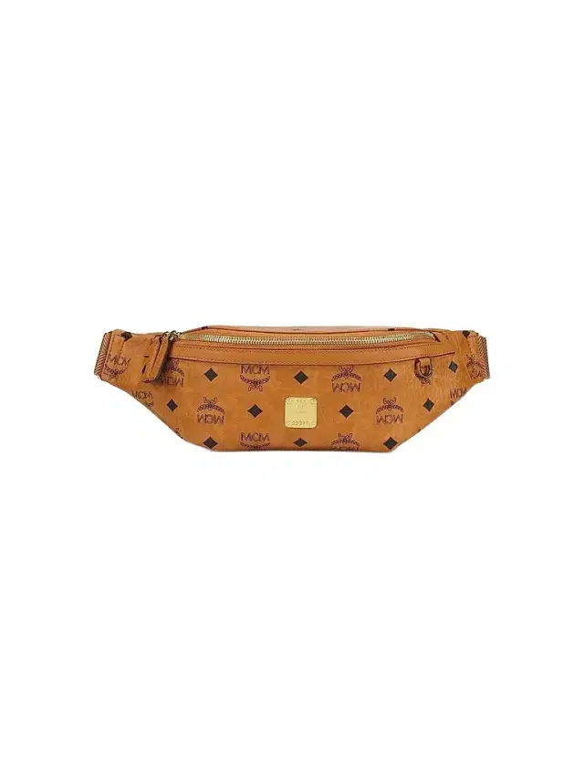 MCM Women's Small Visetos Belt Bag - Cognac