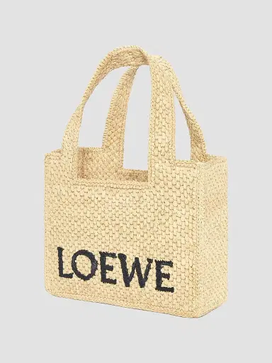 Loewe Women's x Paula's Ibiza Mini Raffia Tote Bag - Natural | Thumbnail 2 Loewe Women's x Paula's Ibiza Mini Raffia Tote Bag - Natural | Thumbnail 2