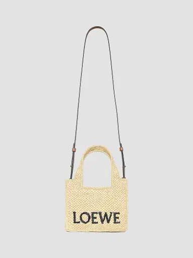 Loewe Women's x Paula's Ibiza Mini Raffia Tote Bag - Natural | Thumbnail 5 Loewe Women's x Paula's Ibiza Mini Raffia Tote Bag - Natural | Thumbnail 5