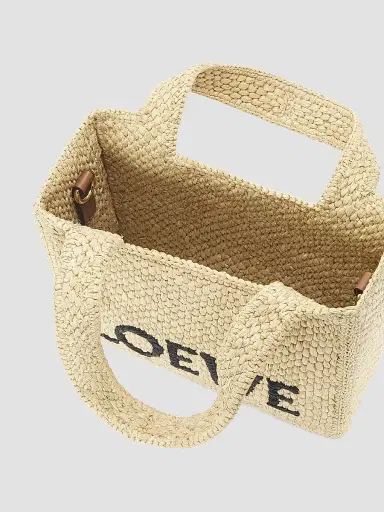 Loewe Women's x Paula's Ibiza Mini Raffia Tote Bag - Natural | Thumbnail 6 Loewe Women's x Paula's Ibiza Mini Raffia Tote Bag - Natural | Thumbnail 6